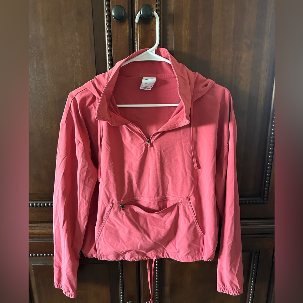 Nike Women's Pink Hooded Jacket